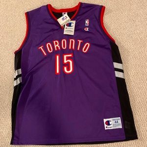 Vince Carter Champion Raptors Jersey sz 44 NWT